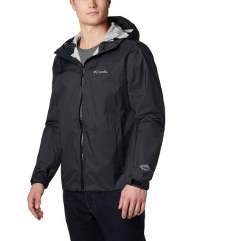 Columbia Muške Jakne - EvaPOURation Omni-Tech Crne | FJPW-20971